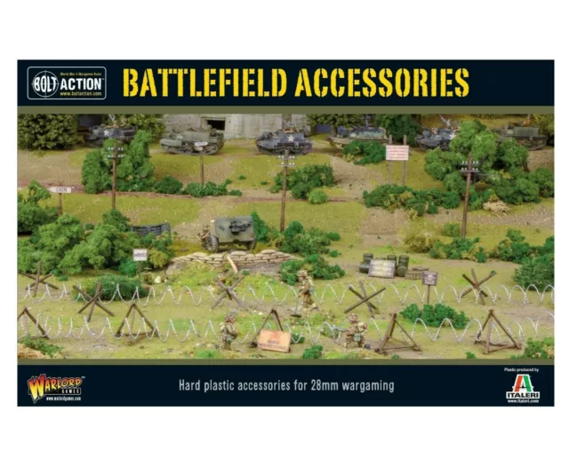 Warlord Games Bolt Action Battlefield Accessories Set 28mm Scale