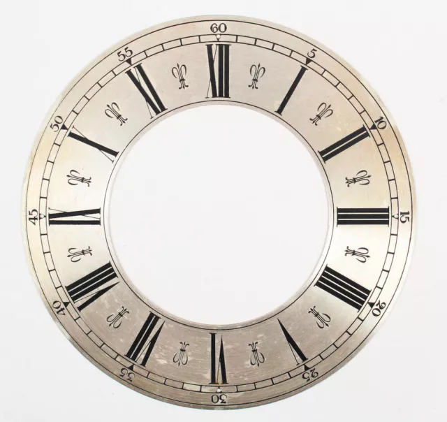 Tubular bell grandfather clock dial chapter ring @ 1900s Original   Waltham?
