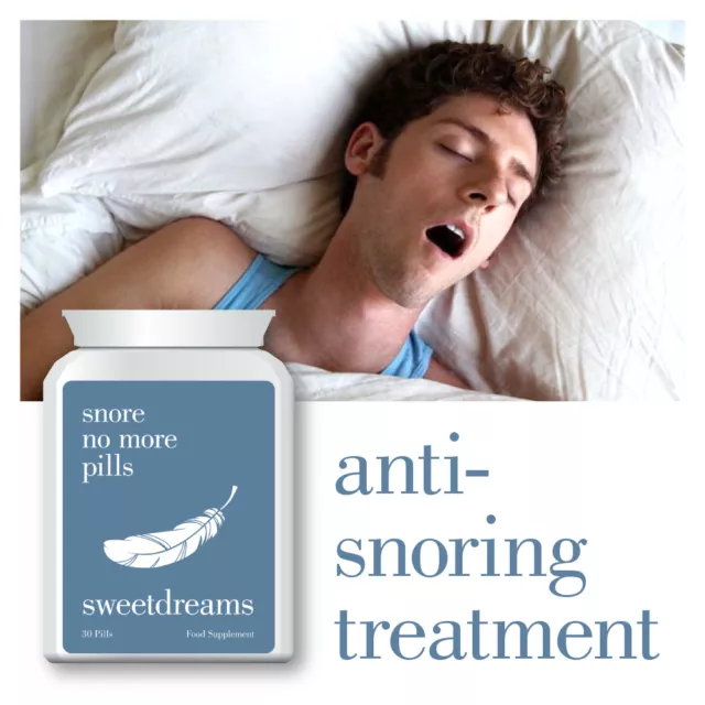 Sweet Dreams Snore No More Pills – Anti Snoring Treatment 100% Herbal