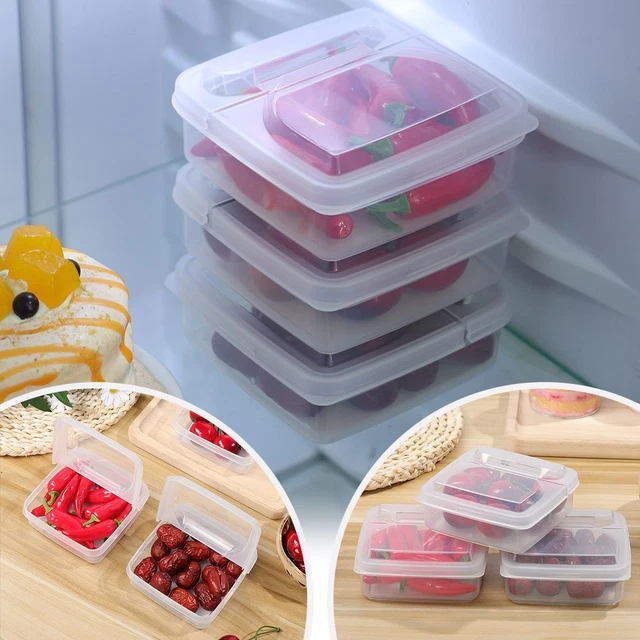 FRIDGE BUTTER CONTAINER Fruit Vegetable Storage Box Cheese Slice