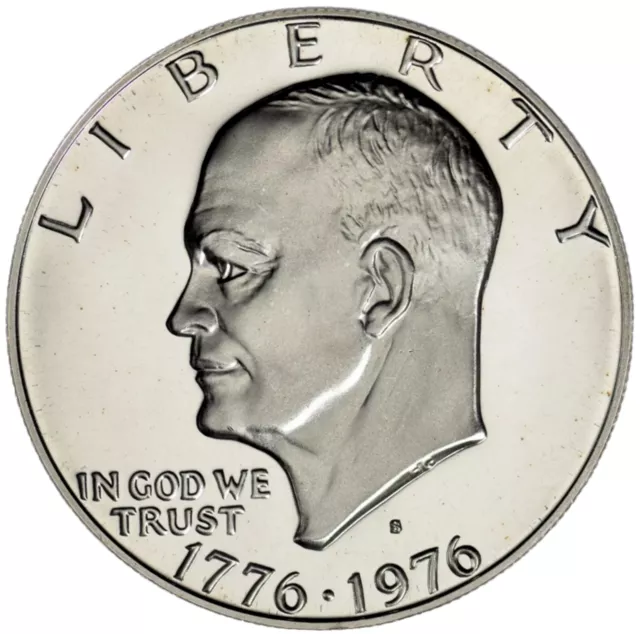 1976-S Eisenhower Silver Dollar Scarce Gem BU Proof Free S&H W/Tracking 6001