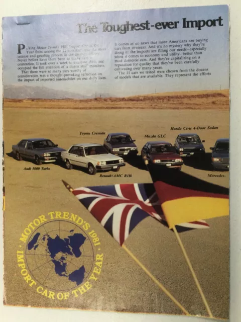 MBArt30 Article 1981 Mercedes Benz 300SD Import Car of the Year March 1981 9 pg