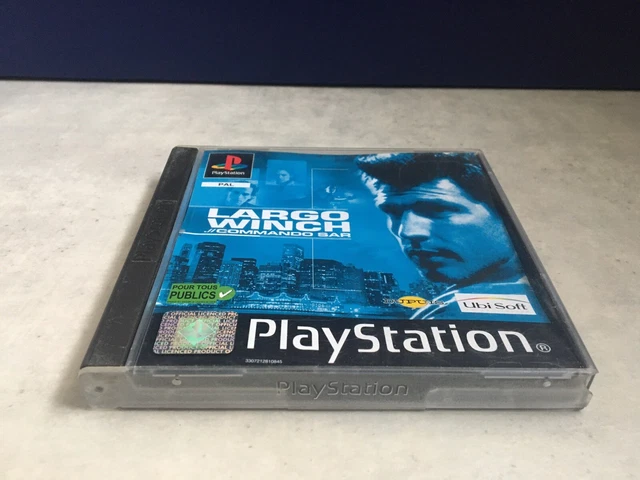 Jeu PS1 : Largo Winch / Commando Sar - Complet Et En Très Bon état - Version FR