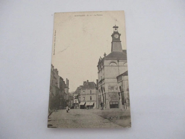 Cpa Orne 61 Mortagne Le Theatre