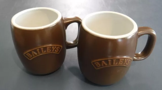 Lot of 2 Baileys Irish Creme Coffee Mugs Cups 16 oz