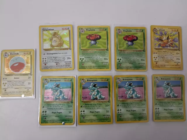 Lotto  Pokemon Jungle  59 carte - 9 Rare