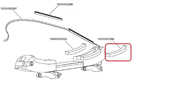 Thule tappetino protettivo destro per SUP Taxi 52299