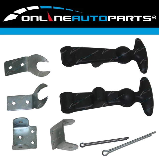 2 RUBBER BOOT Hold Down Brackets for Landcruiser 40 Series VW