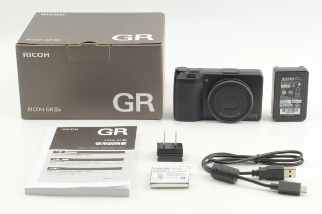 [Mint in Box] Ricoh GR IIIx 24.2MP Digital Compact Black APS-C Camera from Japan 3
