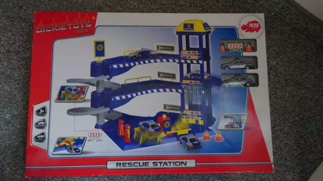 Polizei Hochhaus Rescue Station Dickie Toys