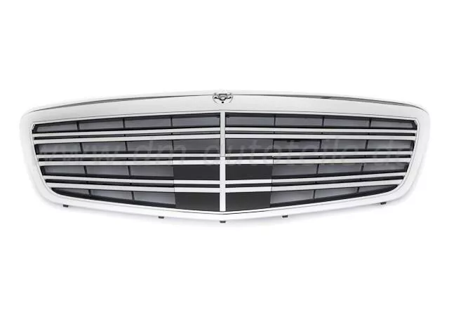 Kühlergrill Chrom ohne Distronic für Mercedes S-Klasse W221 Mopf S63 S65 AMG