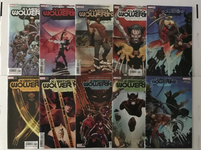 X Lives Of Wolverine #1-5 / X Deaths Of Wolverine #1-5 (2022) Complete Story ...