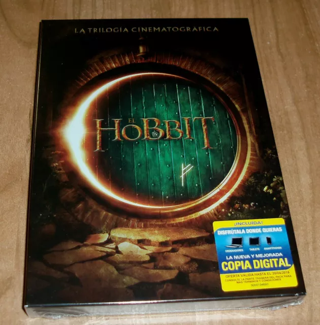 EL HOBBIT LA TRILOGIA CINEMATOGRAFICA (The Hobbit) 3 DVD PRECINTADO NUEVO R2