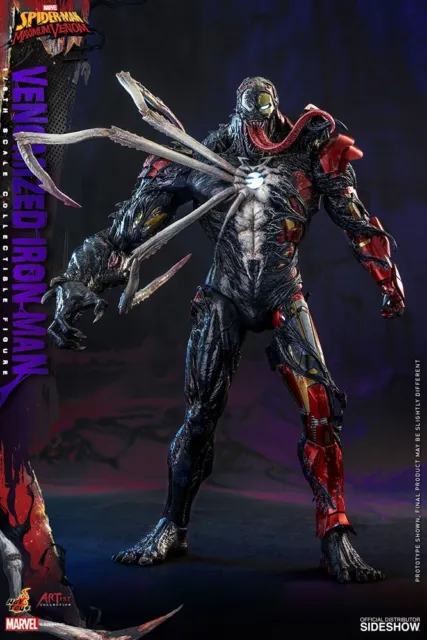 HOT TOYS 1/6 Marvel: Maximum Venom - Venomized Iron Man 35 cm AC04 NUOVO NEW