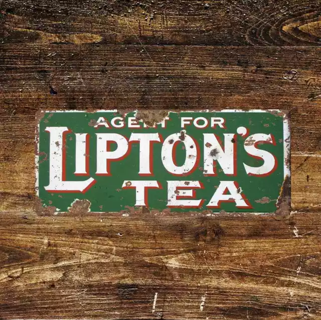 Lipton Tea - Door Metal Sign Plaque