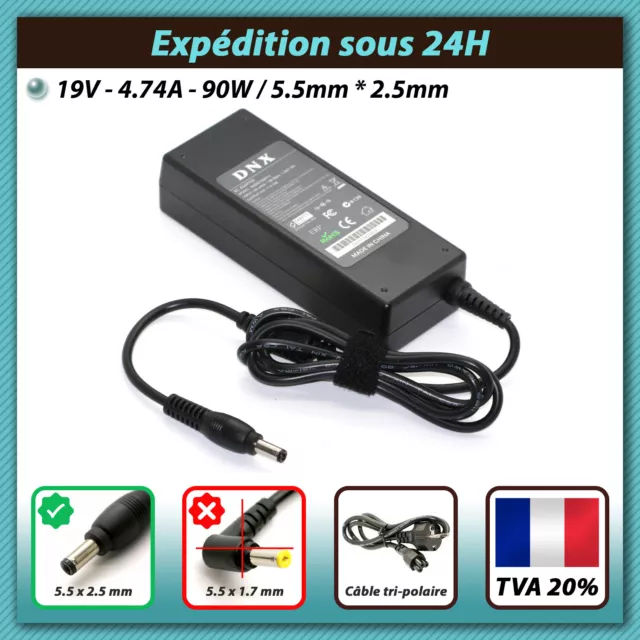 Chargeur Pour Ordinateur Portable Asus / Toshiba 19V 4. 74 A 90W