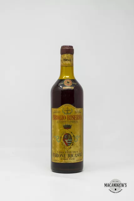 Chianti Brolio Riserva BARONE RICASOLI 1964