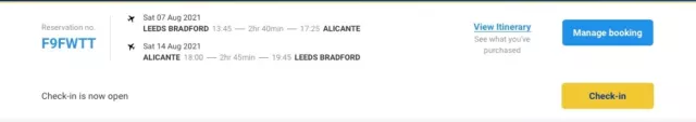 Flights to Alicante from Leeds Bradford. Departing Saturday 7th August for 1 wk Flights to Alicante from Leeds Bradford. Departing Saturday 7th August for 1 wk