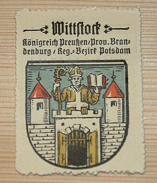 39929 Vignette Werbemarke Wittstock  in Königreich Preußen Kaffee HAG 204