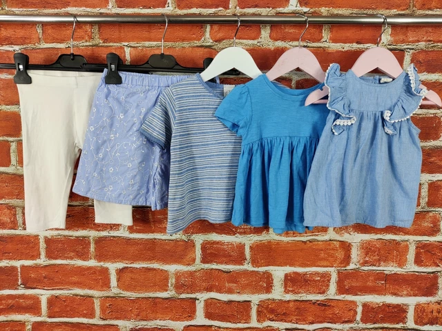 Baby Girl Bundle Age 12-18 Months Next H&M  Shorts Leggings Blouse T-Shirt 86Cm