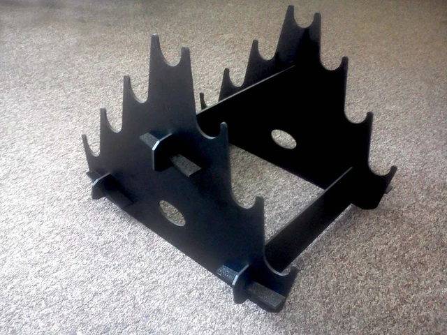 Tabletop Rifle Display Rack SWORD/RIFLE/GUN TABLE-TOP STAND Display Rack for Gun Show or Business 7 ...