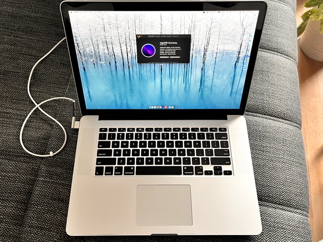 Apple MacBook Pro, 15,4" Retina, Intel Core i7/16 GB-RAM/256 GB-SSD