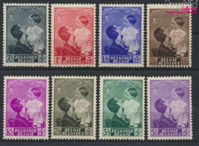 Belgique 443-450 neuf 1937 Bi (9910557