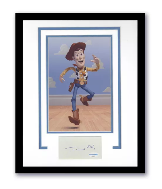 Toy Story Tom Hanks Woody Autographed Signed 11x14 Framed Photo ACOA