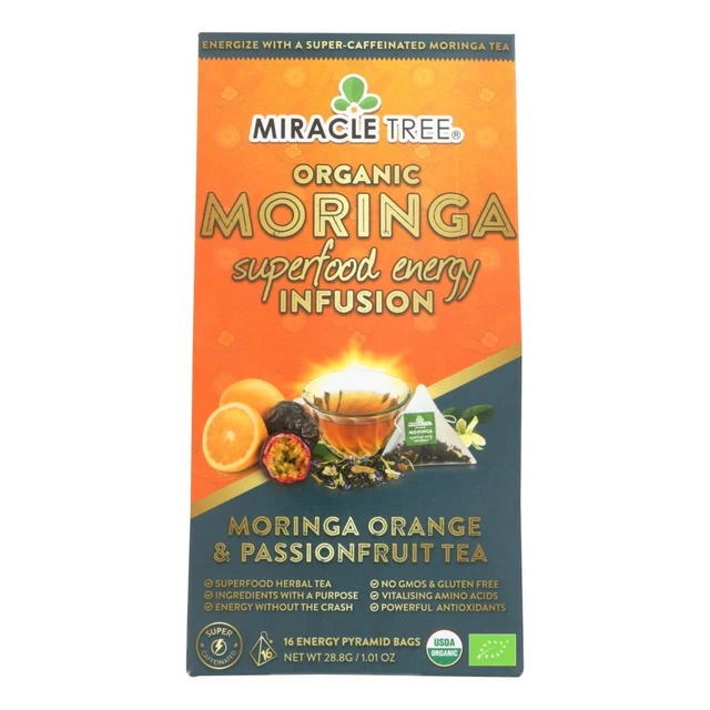 Miracle Tree - Tea Moringa Orange Psft Case of 5 16 CT