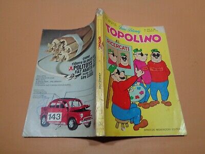 Topolino N° 797 Originale Mondadori Disney Molto Buono 1971 Bollini+Cedola