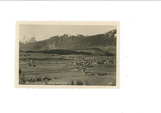 uralte AK Saalfelden am Steinernen Meer gegen Hohe Tauern //07