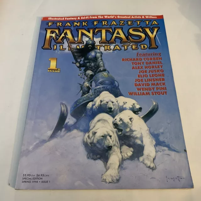 Fantasy Illustrated Magazine Special Issue #1 Frank Frazetta (Spring 1998)