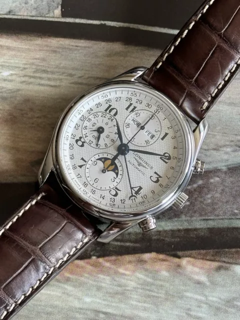 Longines Master Collection L2.673.4 Fasi lunari da uomo originale conservato automatico