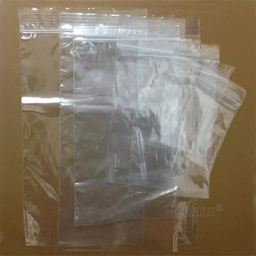 Grip Seal Bags Self Resealable Grip Poly Plastic Clear Zip Lock MIX [All Sizes] 2