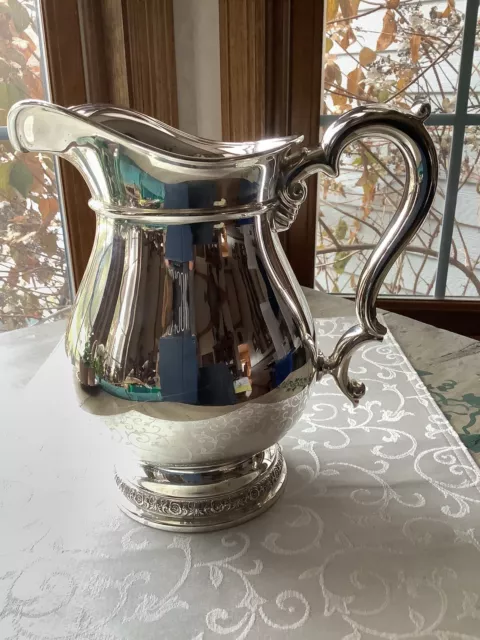 NICE International Prelude 22.8 ozt Sterling Silver 4-1/4 Pts E95 Water Pitcher