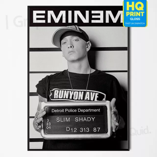 Eminem D12 Rapper Silm Shady Goat Art *Laminated* Poster | A5 A4 A3 A2 A1