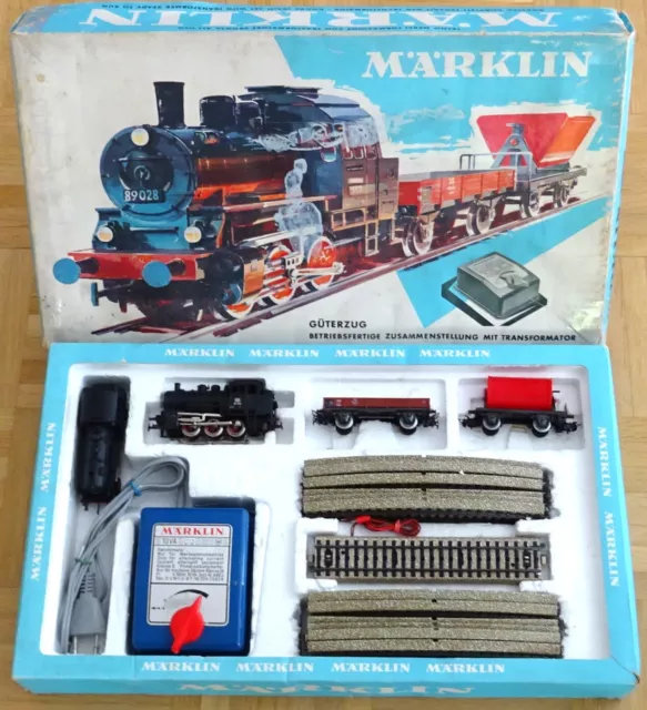 Märklin H0, schönes STARTERSET Nr. 2963 mit DAMPFLOK, SPUR H0, vollständig, TOP