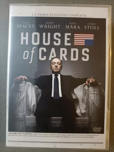 House Of Cards - Prima Stagione Completa - 4 Dvd - Dvd - Perfette Condizioni