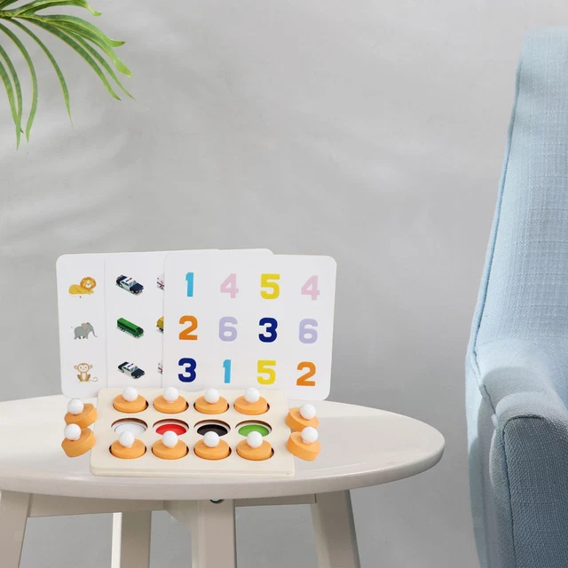 Jeu De Mémoire Et Paires En Bois Jouet Enfant De 3 4 5 Ans, Montessori Jeu De Mémoire Et Paires En Bois Jouet Enfant De 3 4 5 Ans, Montessori