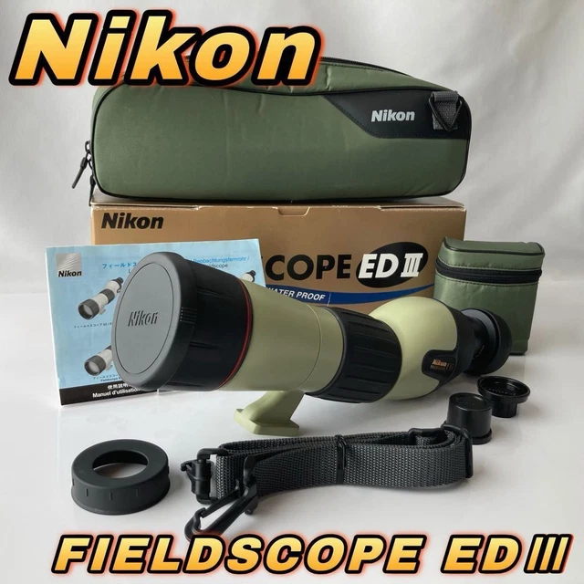 ニコン FIELD SCOPE ED III 30x D=60 P +接眼レンズ 【公式通販】