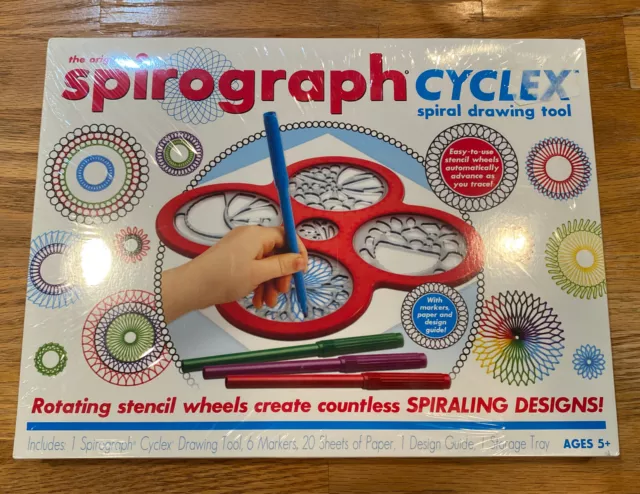 New Spirograph Cyclex Spiral Drawing Tool Pack