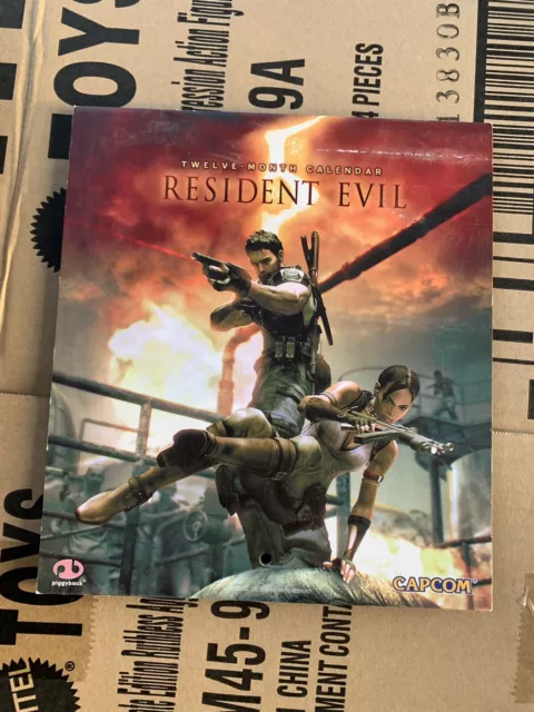 Resident Evil 5 2009 Promotional 12-Month Calendar ONLY Promo