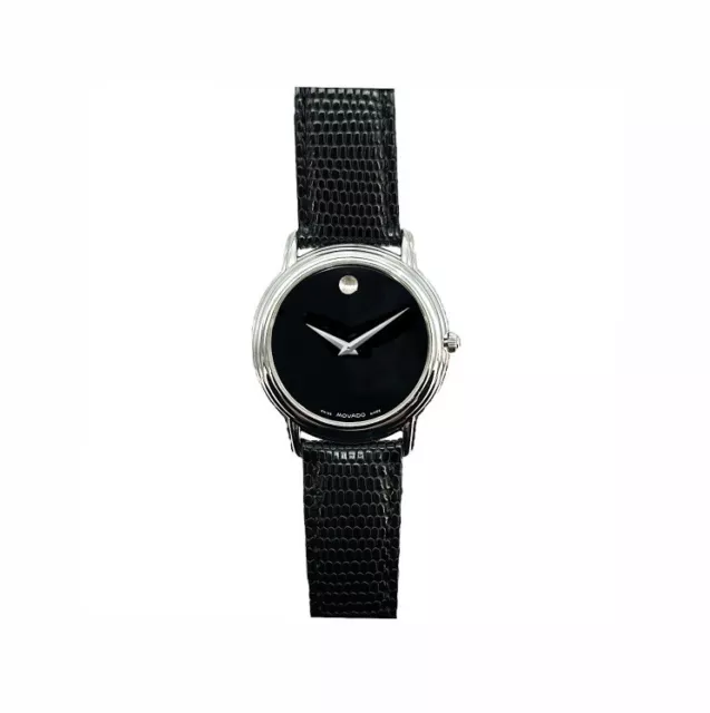 Movado Museum Classic Leather Strap Men's Watch - 84 E4 9890