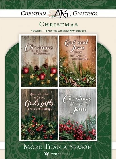 Card-Boxed-More Than A Season Assorted Christmas (4 Designs) (Box Of 12)
