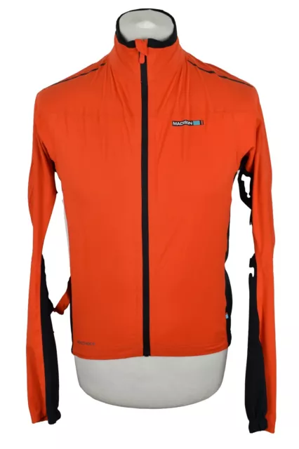 MADISON Orange Cycling Jacket size M Mens Pro Rider Developed Full Zip