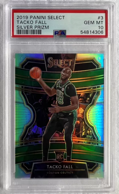 2019 PANINI SELECT #3 TACKO FALL SILVER PRIZM Boston Celtics PSA 10 GEM MT