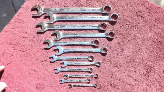 Matco *Near Mint* 12-Piece "New-Style" Combination Wrench Set!  Cost $350.00 New