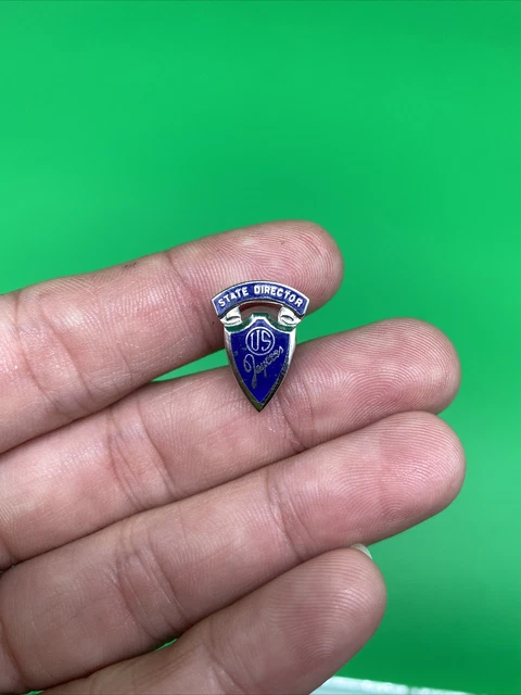 Jaycees Pin US State Director Vintage Lapel Hat