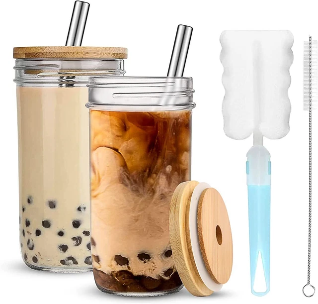 4er Set Sublimationsbecher Skinny Edelstahl - Gerade & Mit Deckel + Strohhalm - Für DIY-Designs & Geschenke