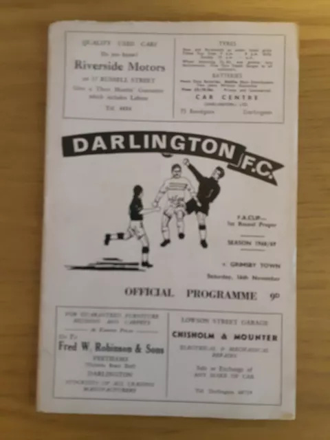 Darlington FC Home Football Programmes